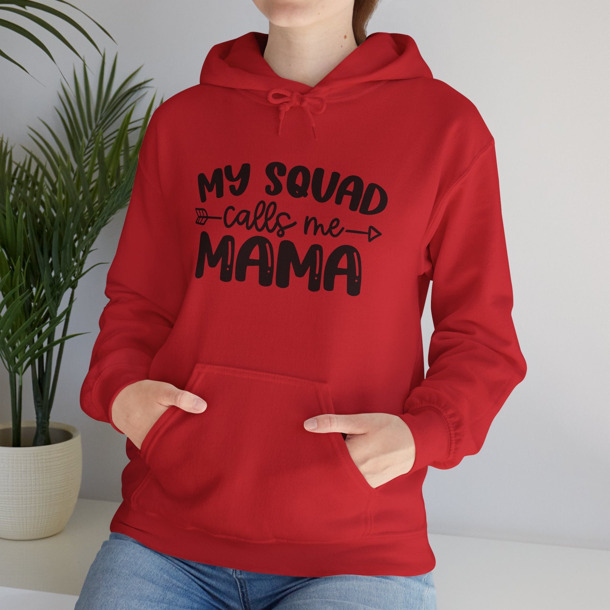 "Squad Mama" Unisex Heavy Blend™ Hooded Sweatshirt - Moon & Starr Handcrafted Jewelry && More!