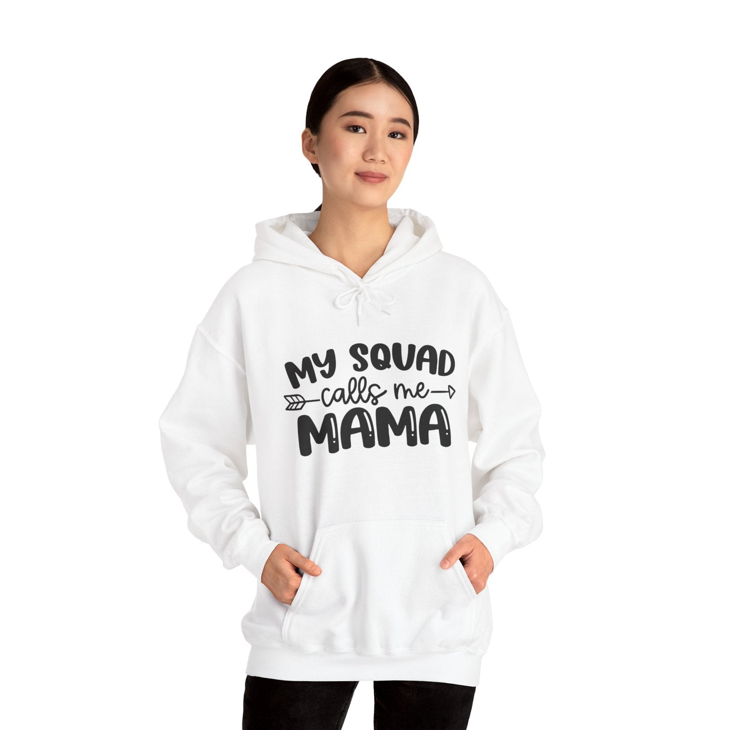 "Squad Mama" Unisex Heavy Blend™ Hooded Sweatshirt - Moon & Starr Handcrafted Jewelry && More!