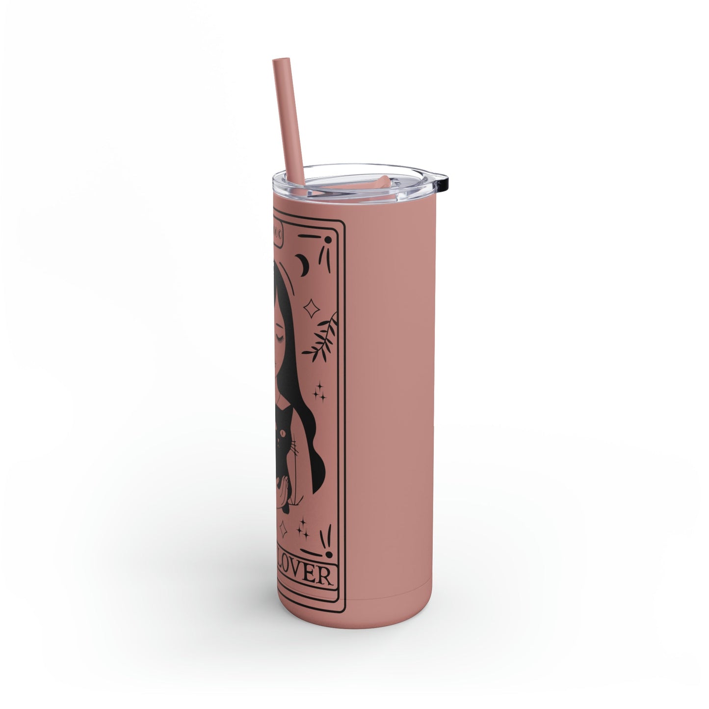 The Cat Lover Tarot Maars Maker Skinny Matte Tumbler, 20oz - Moon & Starr Handcrafted Jewelry && More!