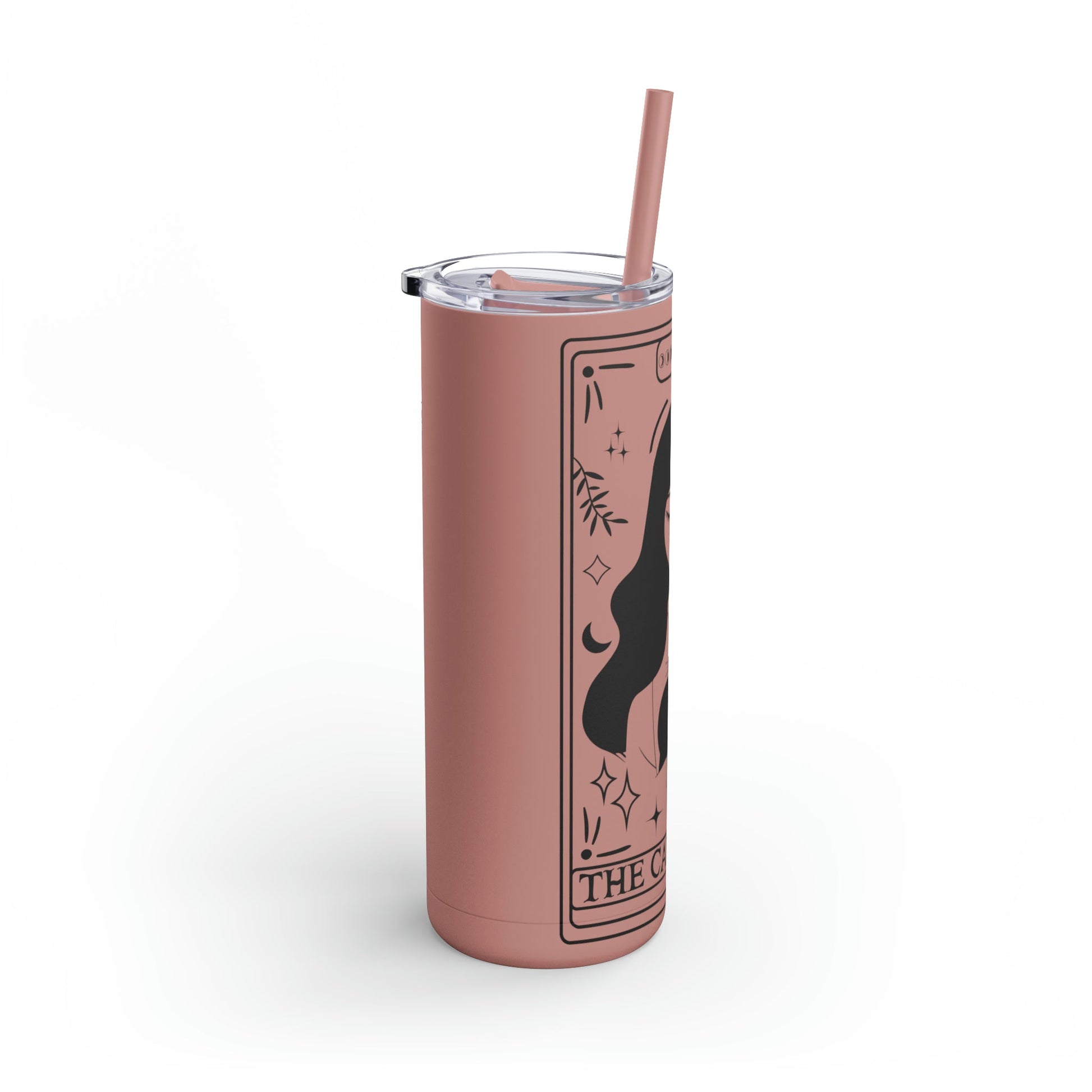 The Cat Lover Tarot Maars Maker Skinny Matte Tumbler, 20oz - Moon & Starr Handcrafted Jewelry && More!