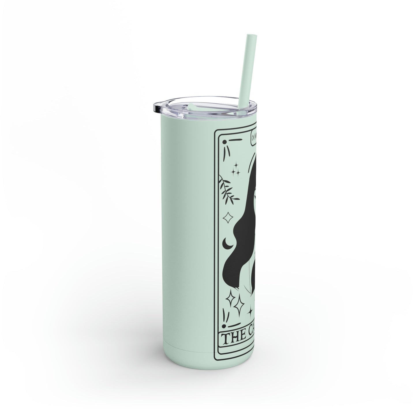 The Cat Lover Tarot Maars Maker Skinny Matte Tumbler, 20oz - Moon & Starr Handcrafted Jewelry && More!