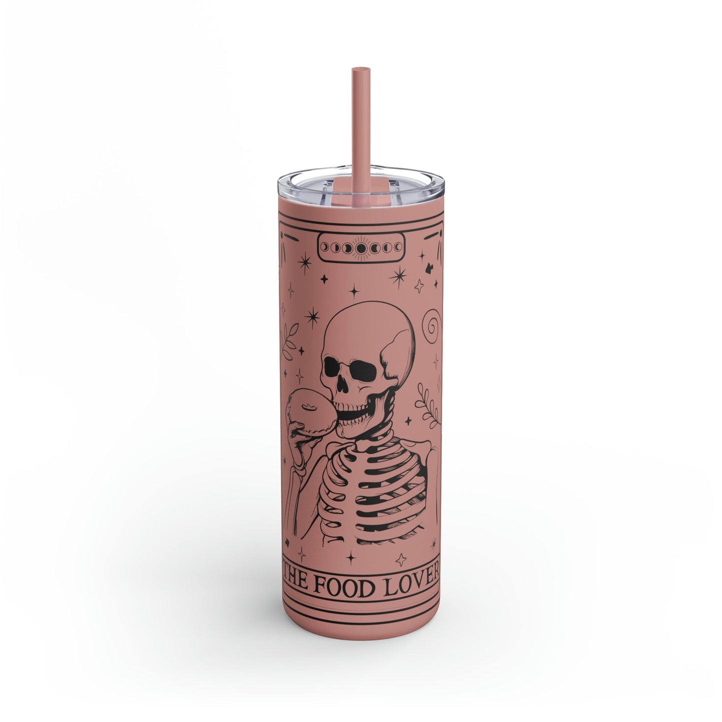 The Food Lover Tarot Maars Maker Skinny Matte Tumbler, 20oz - Moon & Starr Handcrafted Jewelry && More!