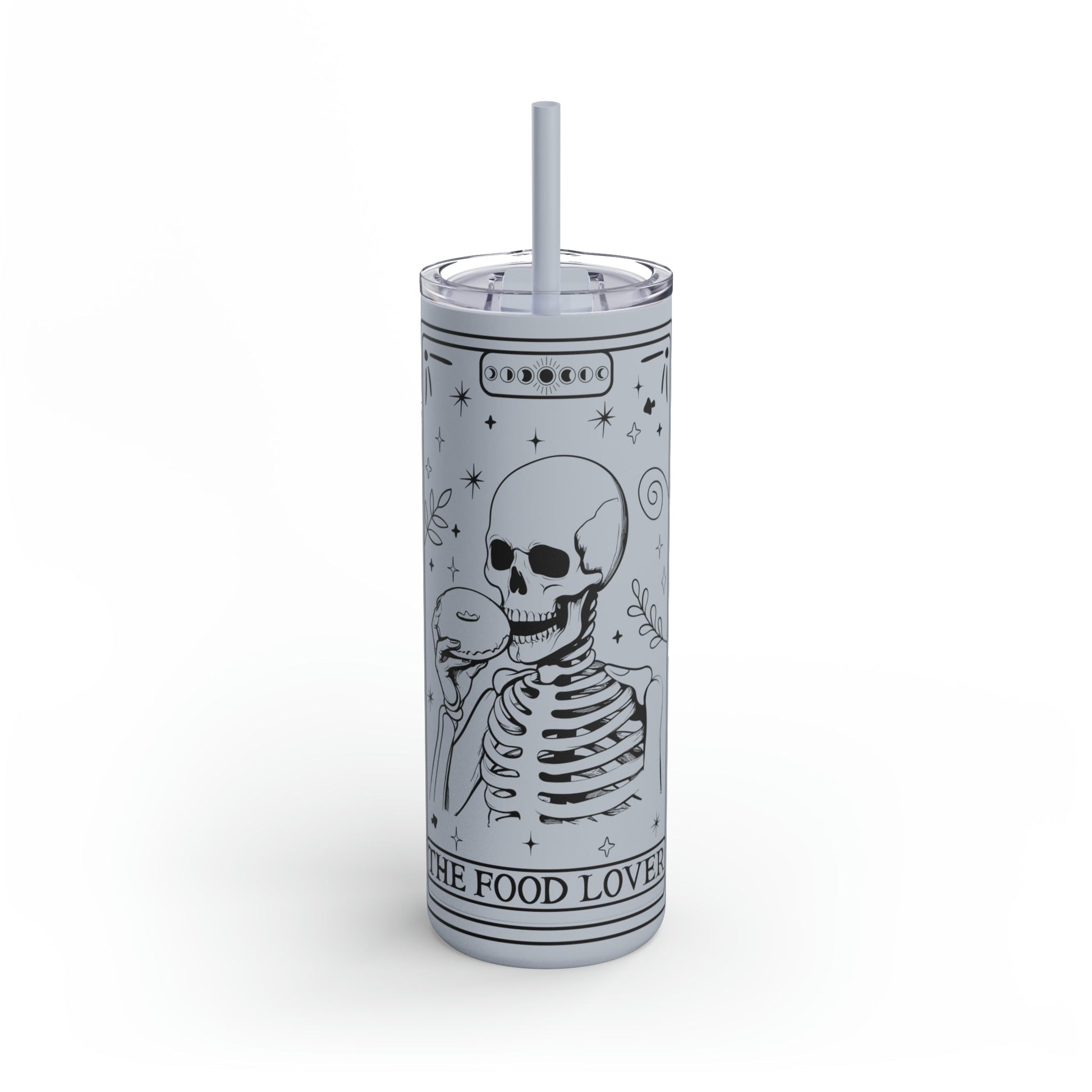 The Food Lover Tarot Maars Maker Skinny Matte Tumbler, 20oz - Moon & Starr Handcrafted Jewelry && More!