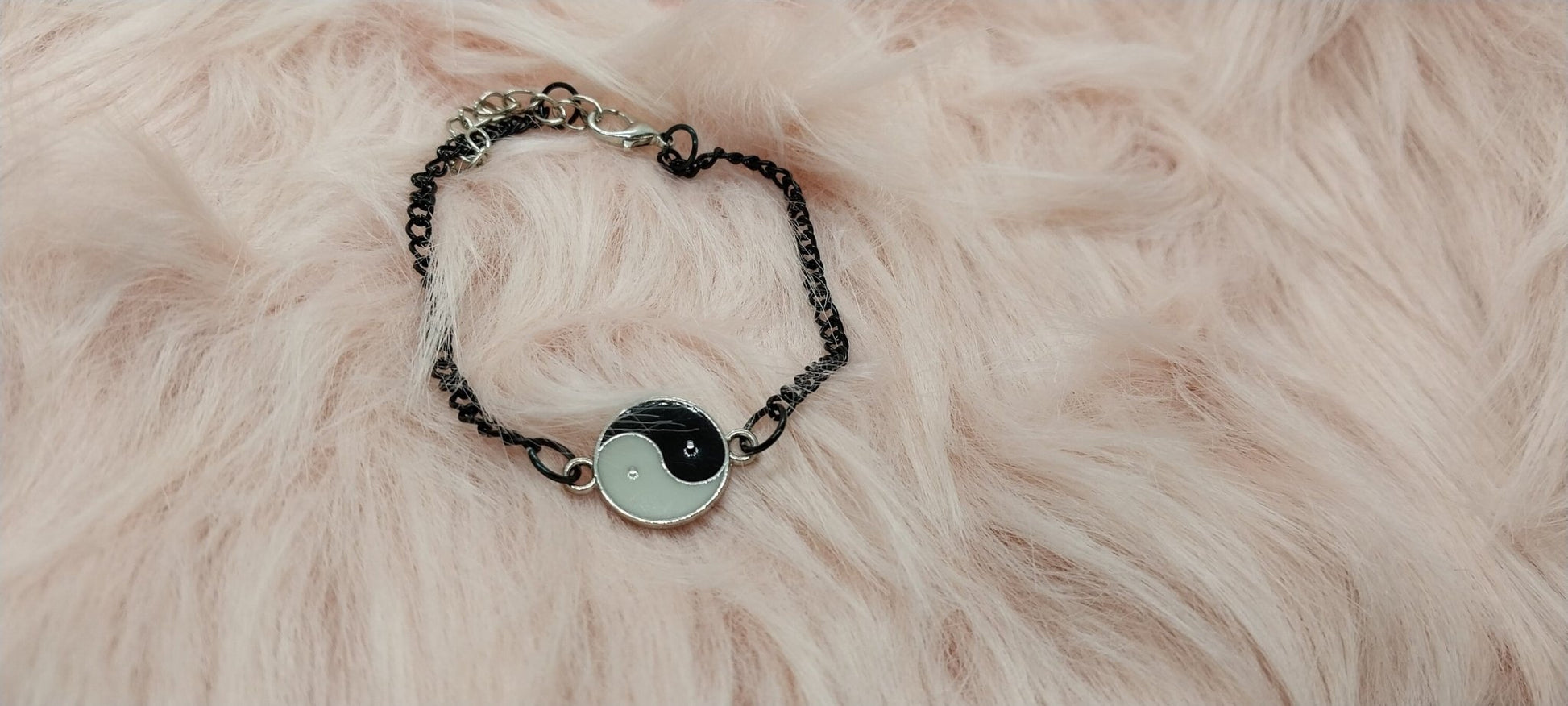 Yin Yang Chain Charm Bracelet, Gifts for Her, Bracelets and Chains for Women, Good Luck Charm Bracelets, Unique and Handmade - Moon & Starr Handcrafted Jewelry && More!